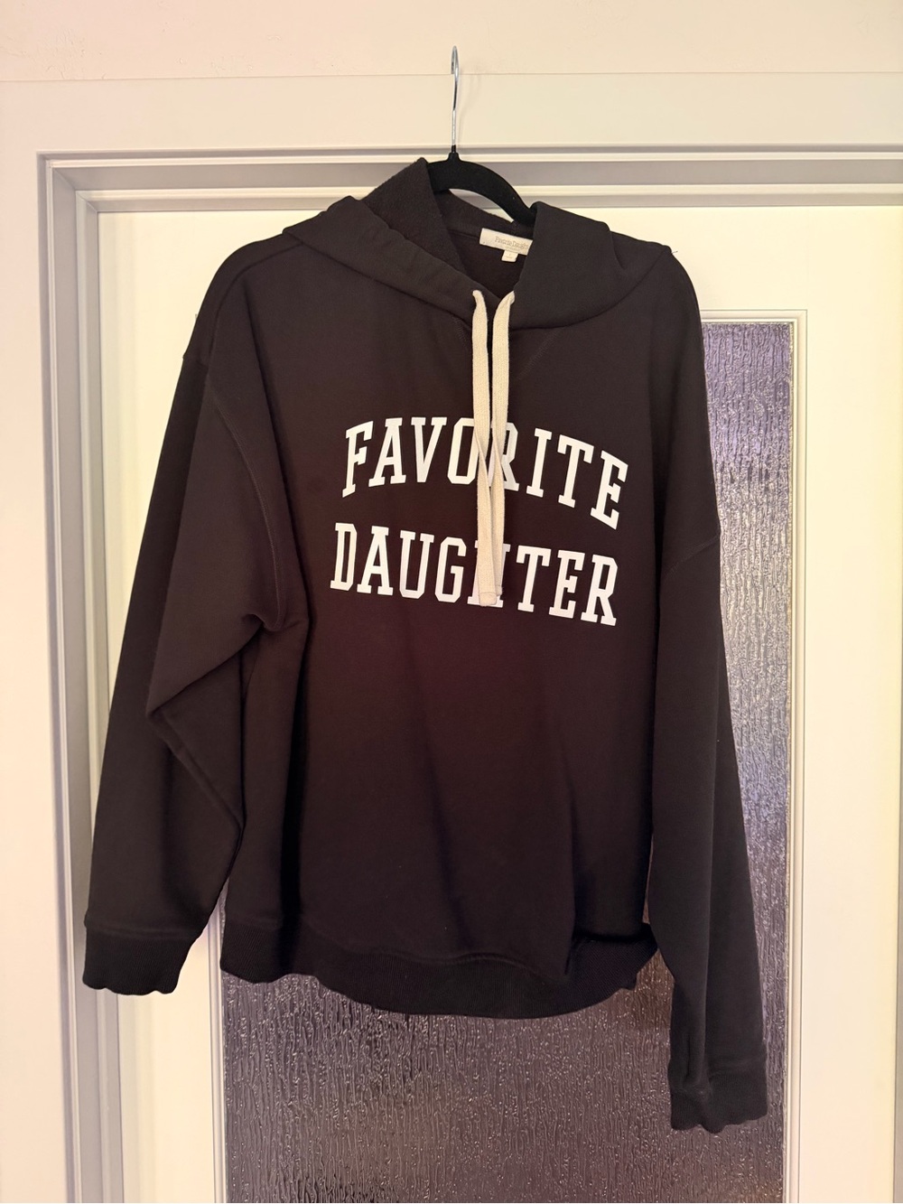 favorite daughter black collegiate hoodie sweatshirt